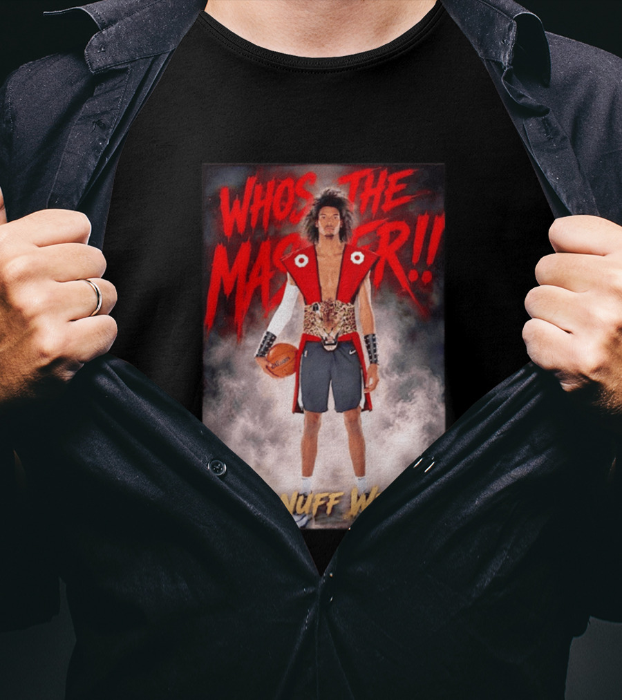 Whos The Master Sho Nuff Wemby San Antonio Spurs T-Shirt