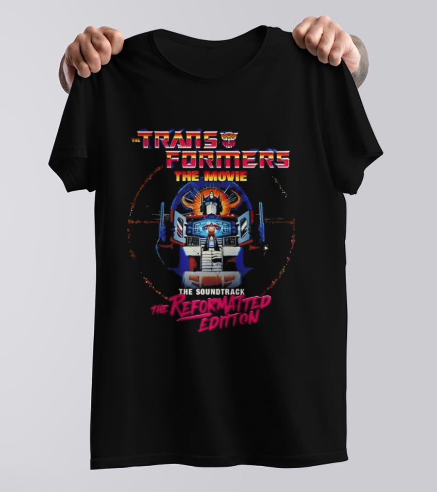 Transformers The Movie Soundtrack The Reformatted Edition Optimus Prime T-Shirt