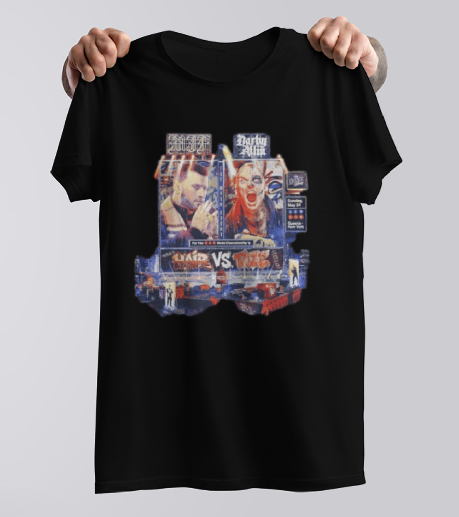MJF Vs Darby Allin AEW World Championship Double Or Nothing 2026 May 24 Queens New York T-Shirt