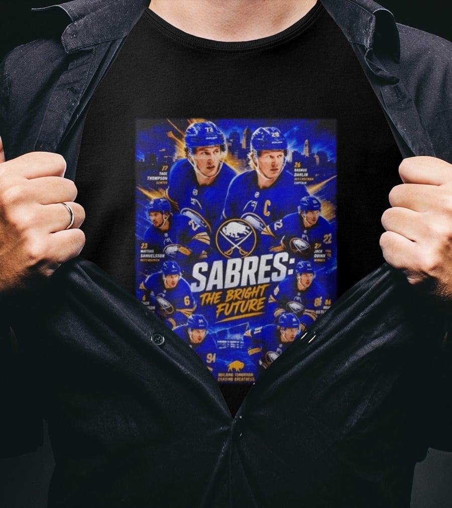 Buffalo Sabres Players Bright Future NHL Team Roster 2023 T-Shirt