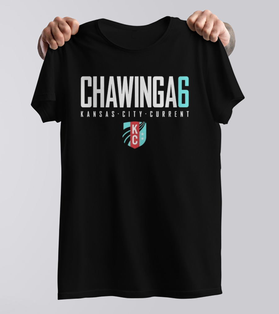 CHAWINGA6 Kansas City Current KC Shield T-Shirt