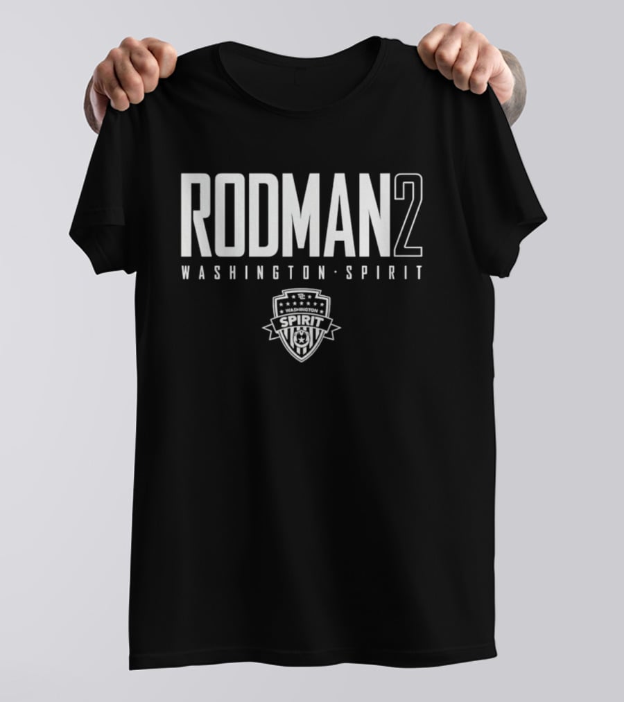 RODMAN2 Washington Spirit Soccer Fan Merchandise T-Shirt