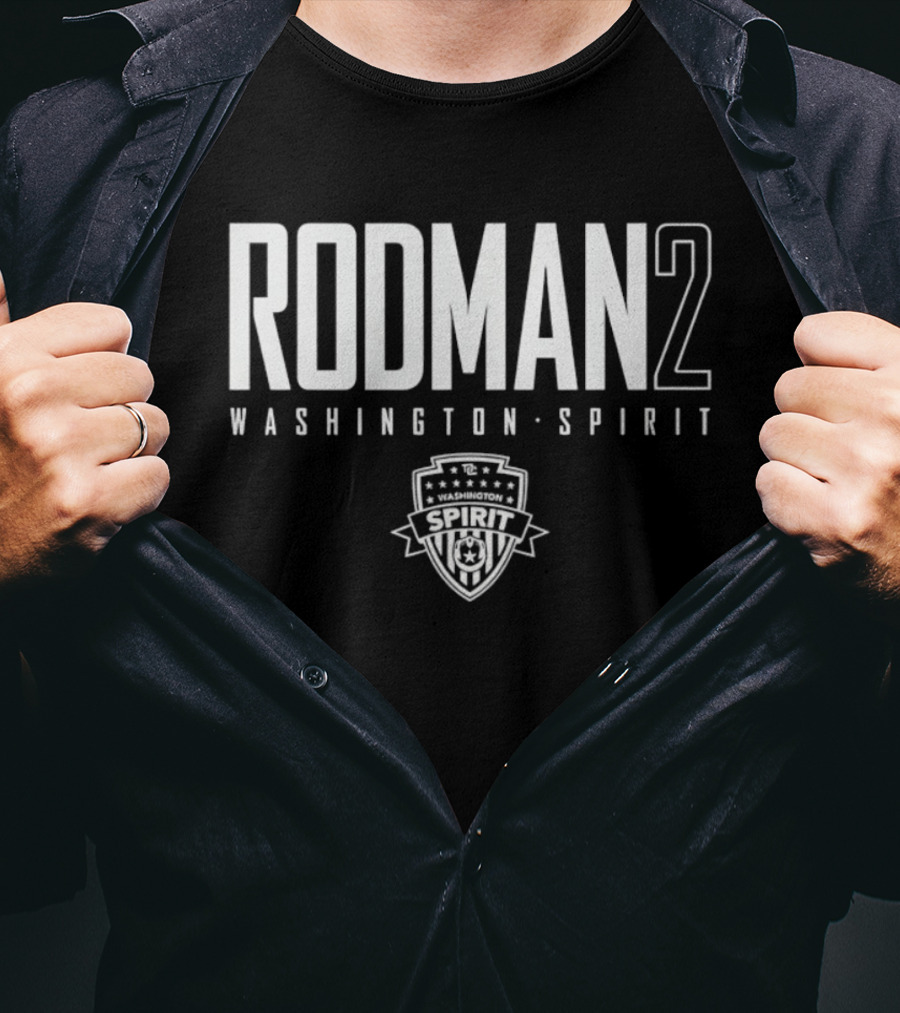 RODMAN2 Washington Spirit Soccer Fan Merchandise T-Shirt
