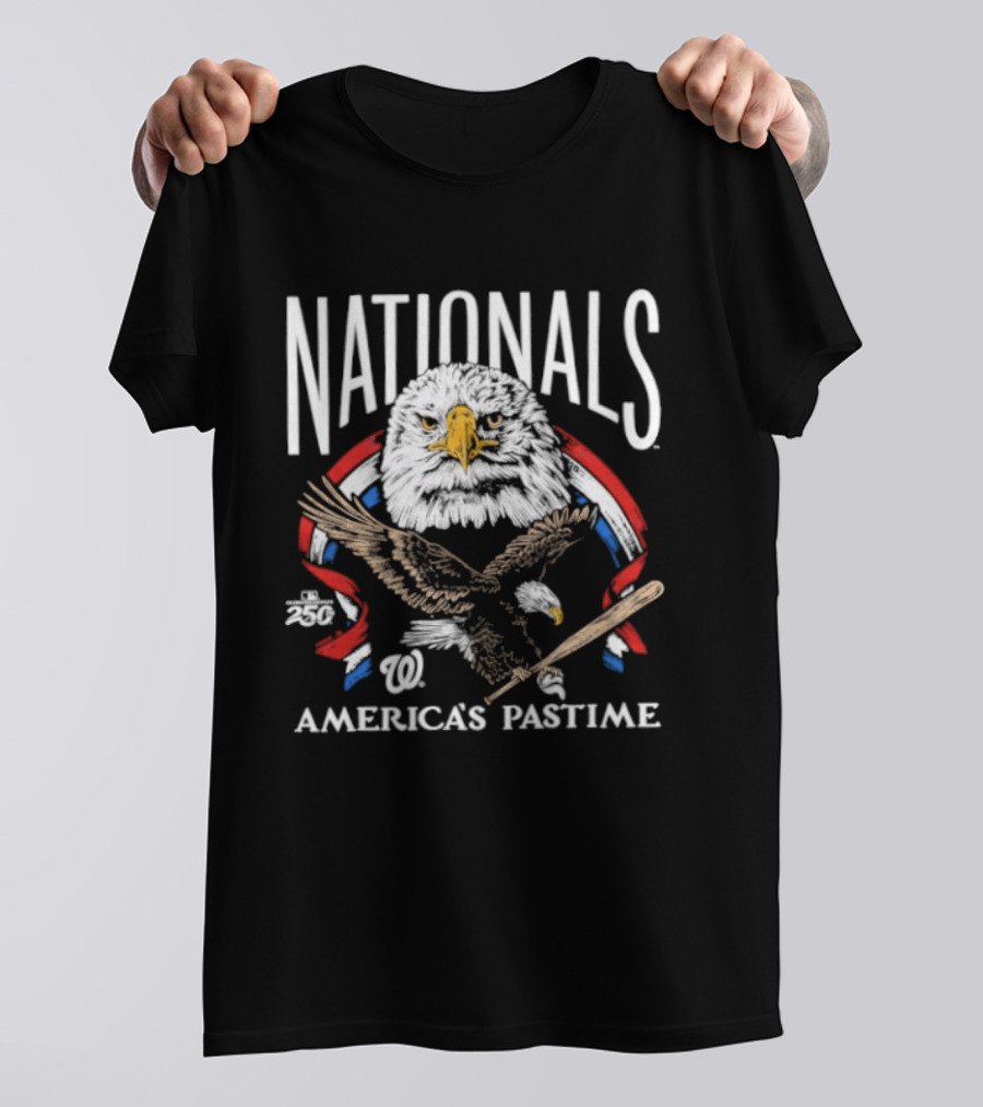Nationals America's Pastime 250th Celebration Bald Eagle T-Shirt