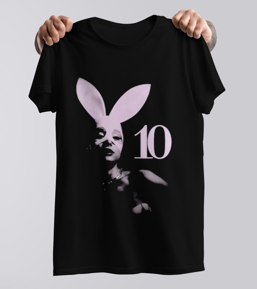 Ariana Grande Dangerous Woman Album Bunny Mask 10 T-Shirt