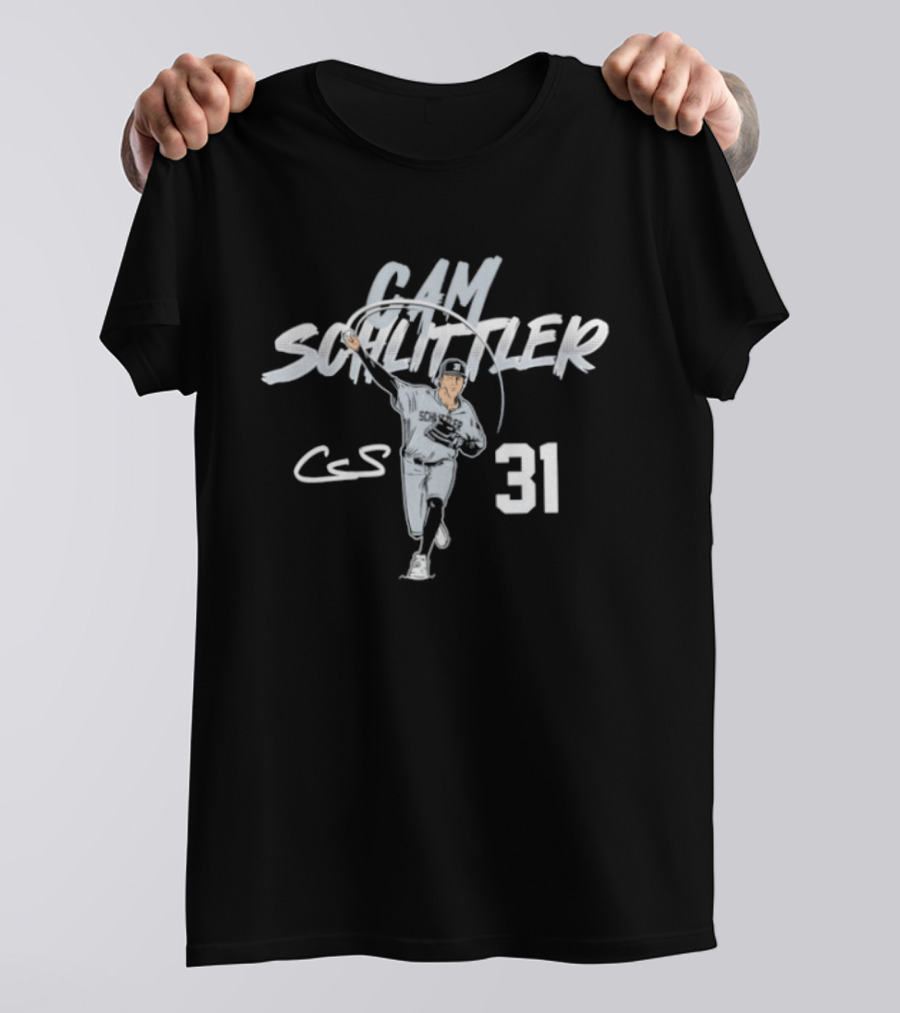 Cam Schlittler New York Yankees Number 31 Ace Pose T-Shirt