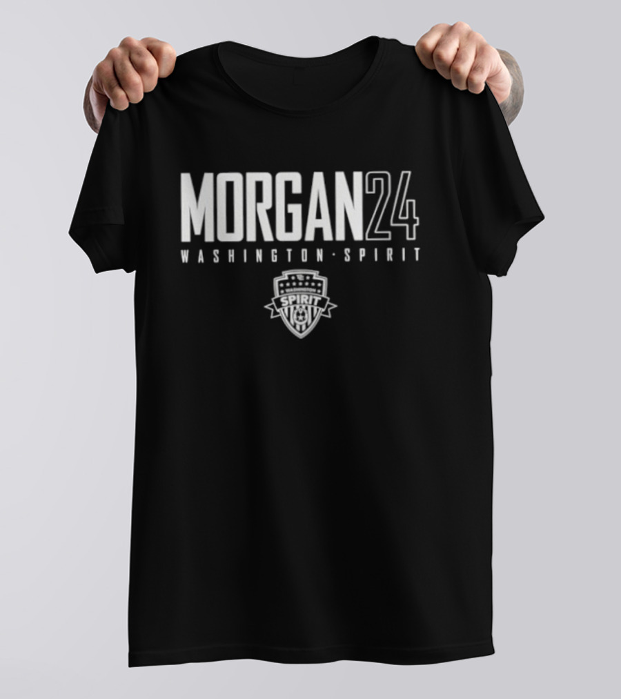 Morgan 24 Washington Spirit NWSL Team T-Shirt