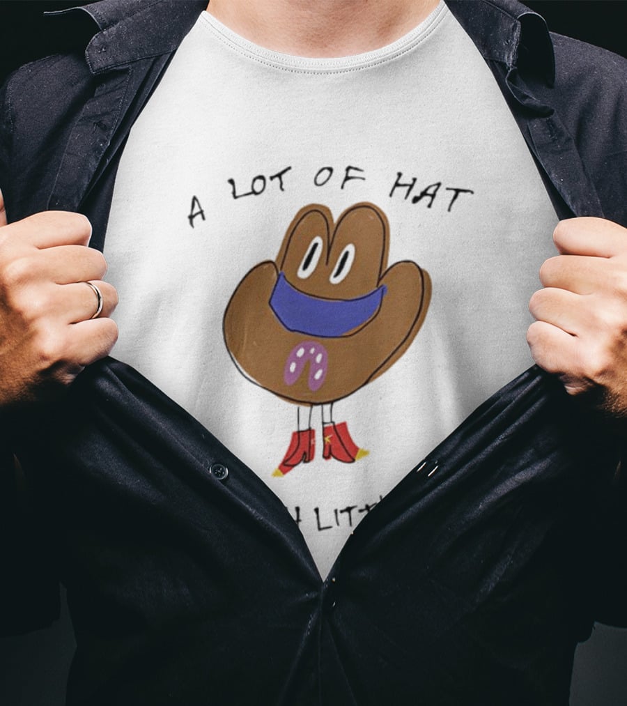 A Lot Of Hat For Such Little Boots Funny Cartoon T-Shirt
