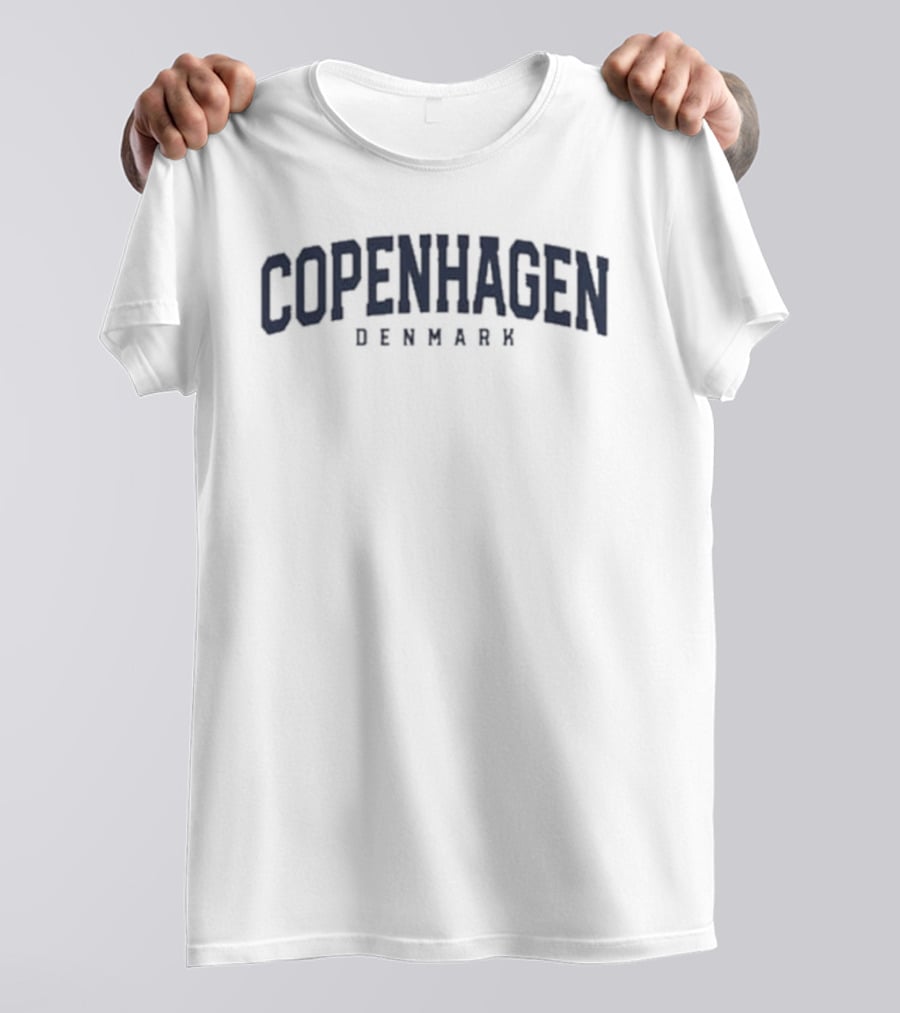 Copenhagen Denmark Vintage Style Arch T-Shirt