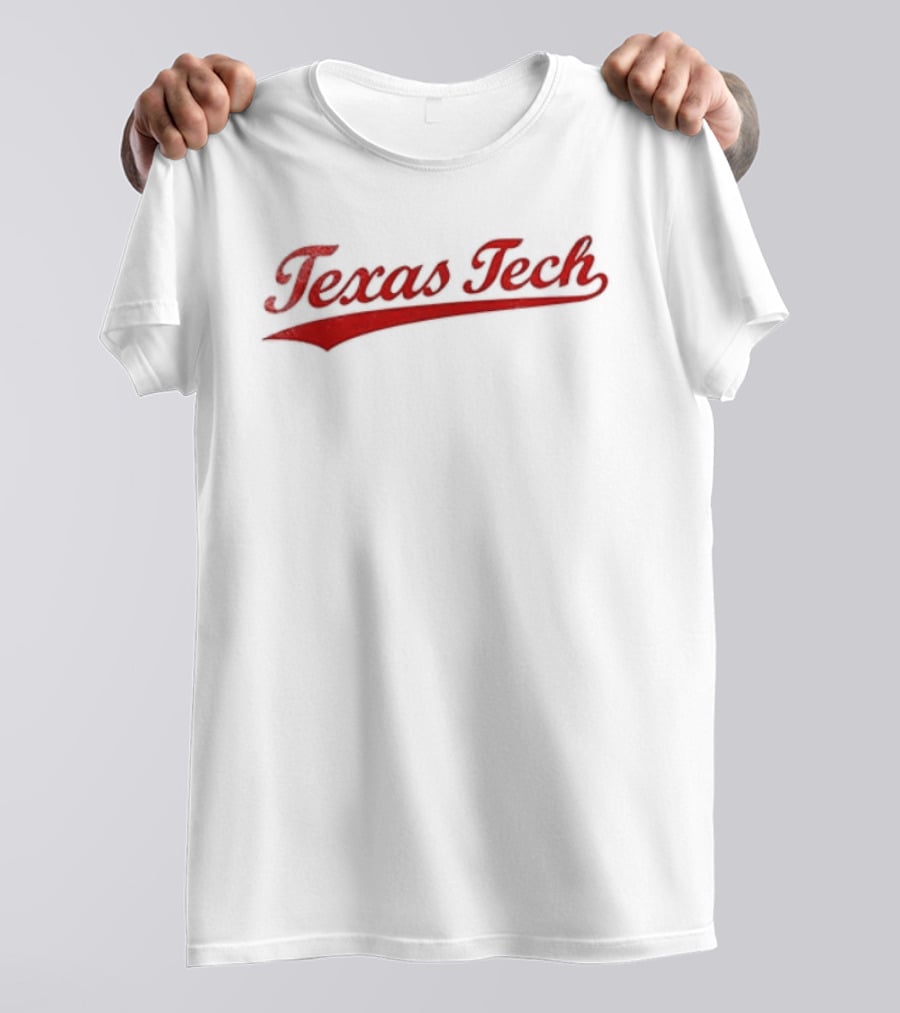 Texas Tech Red Raiders Softball Team Script T-Shirt