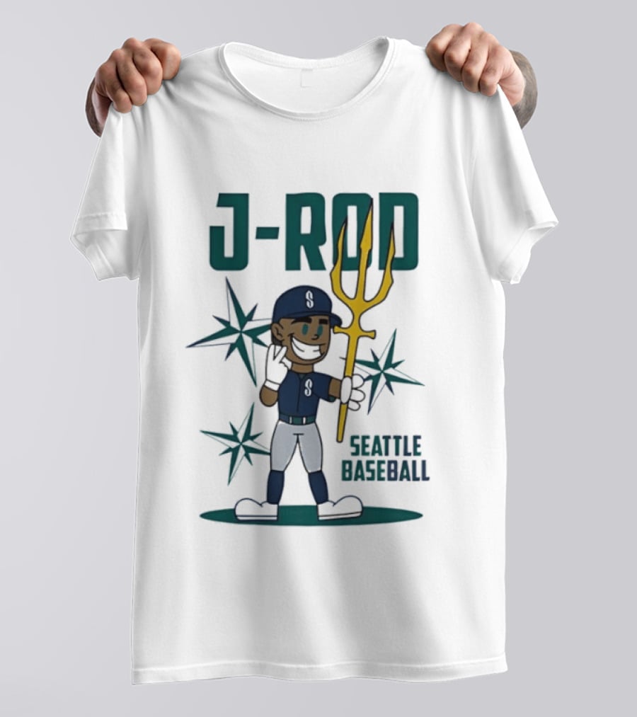 Julio Rodríguez J Rod Seattle Baseball MLB Players Mariners T-Shirt