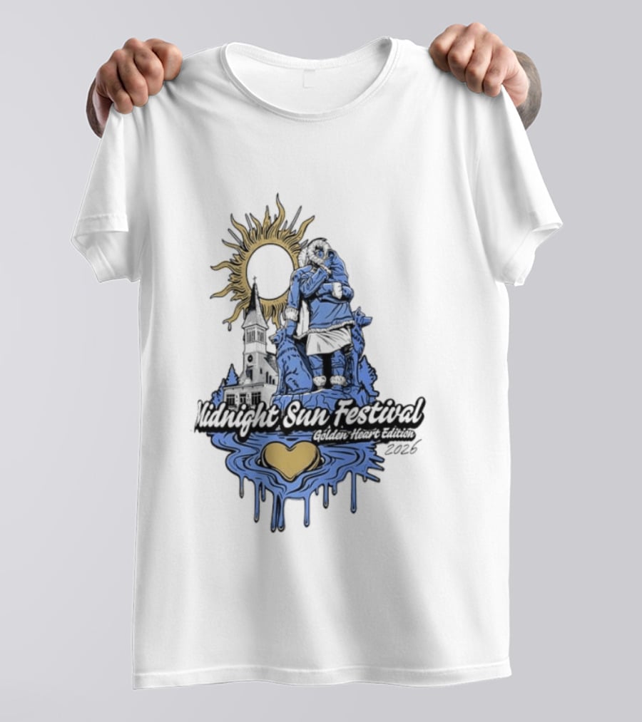 Midnight Sun Festival Golden Heart Edition 2023 T-Shirt