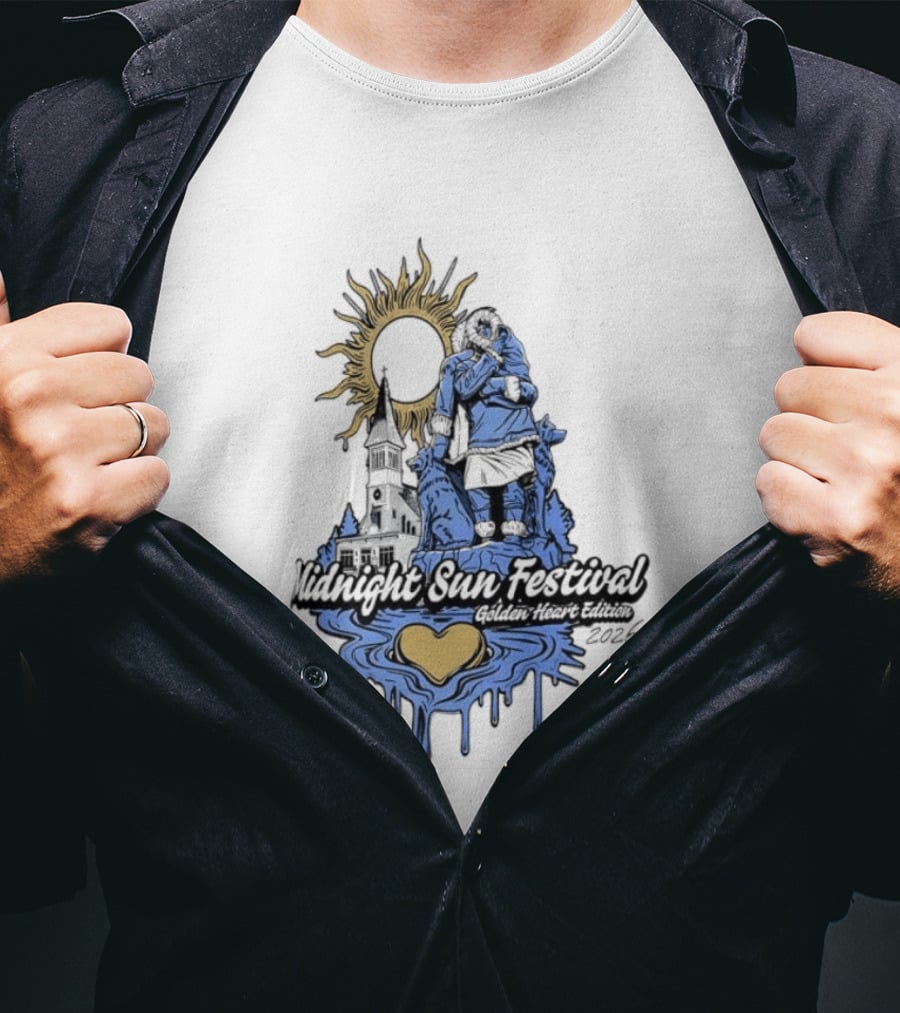 Midnight Sun Festival Golden Heart Edition 2023 T-Shirt