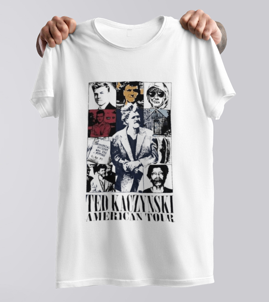 Ted Kaczynski American Tour Collage T-Shirt