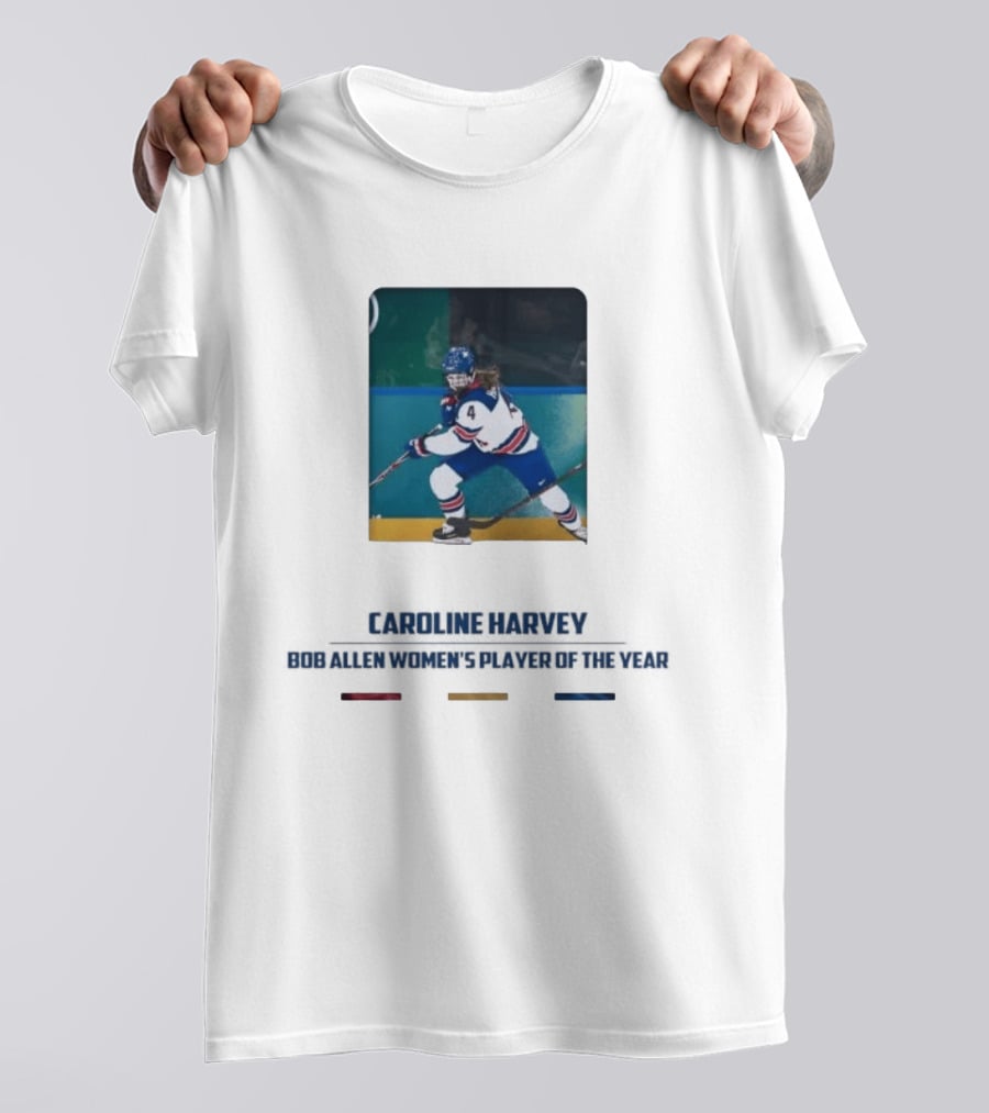 Caroline Harvey Bob Allen Women's Player Of The Year Ice Hockey USA Team 4 T-Shirt