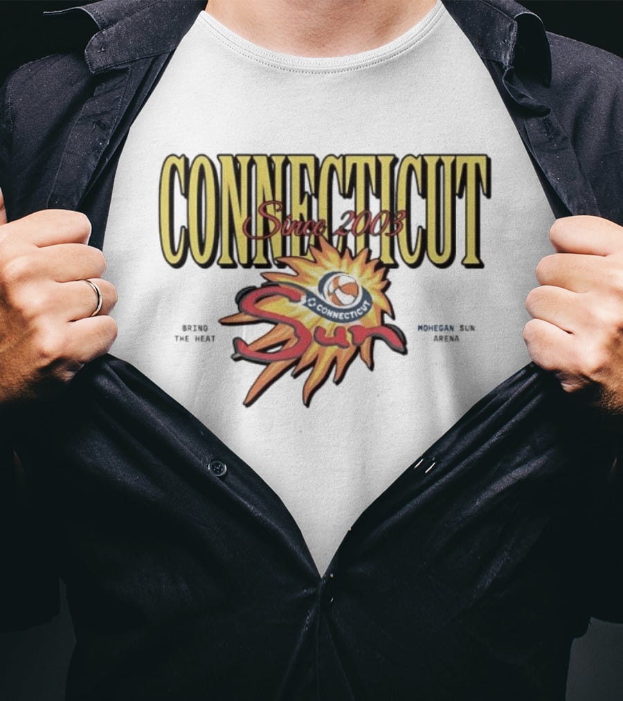 Connecticut Sun Bring The Heat Since 2003 Sun Arena T-Shirt