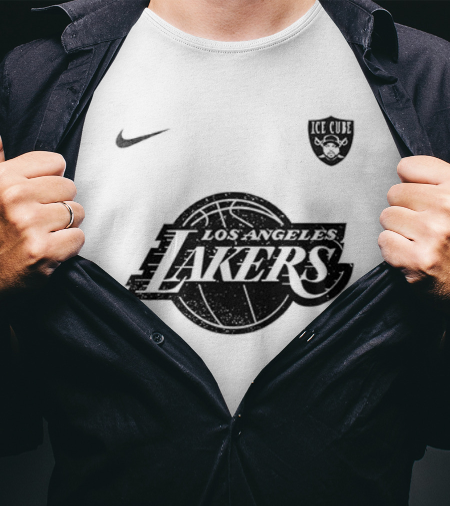Los Angeles Lakers Ice Cube Truth To Power Four Decades Of Attitude Tour Nike Collaboration T-Shirt