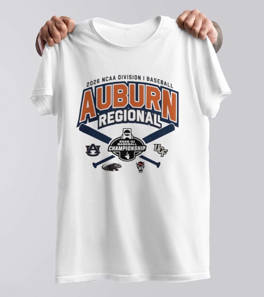 2026 NCAA Division I Baseball Auburn Regional Championship T-Shirt