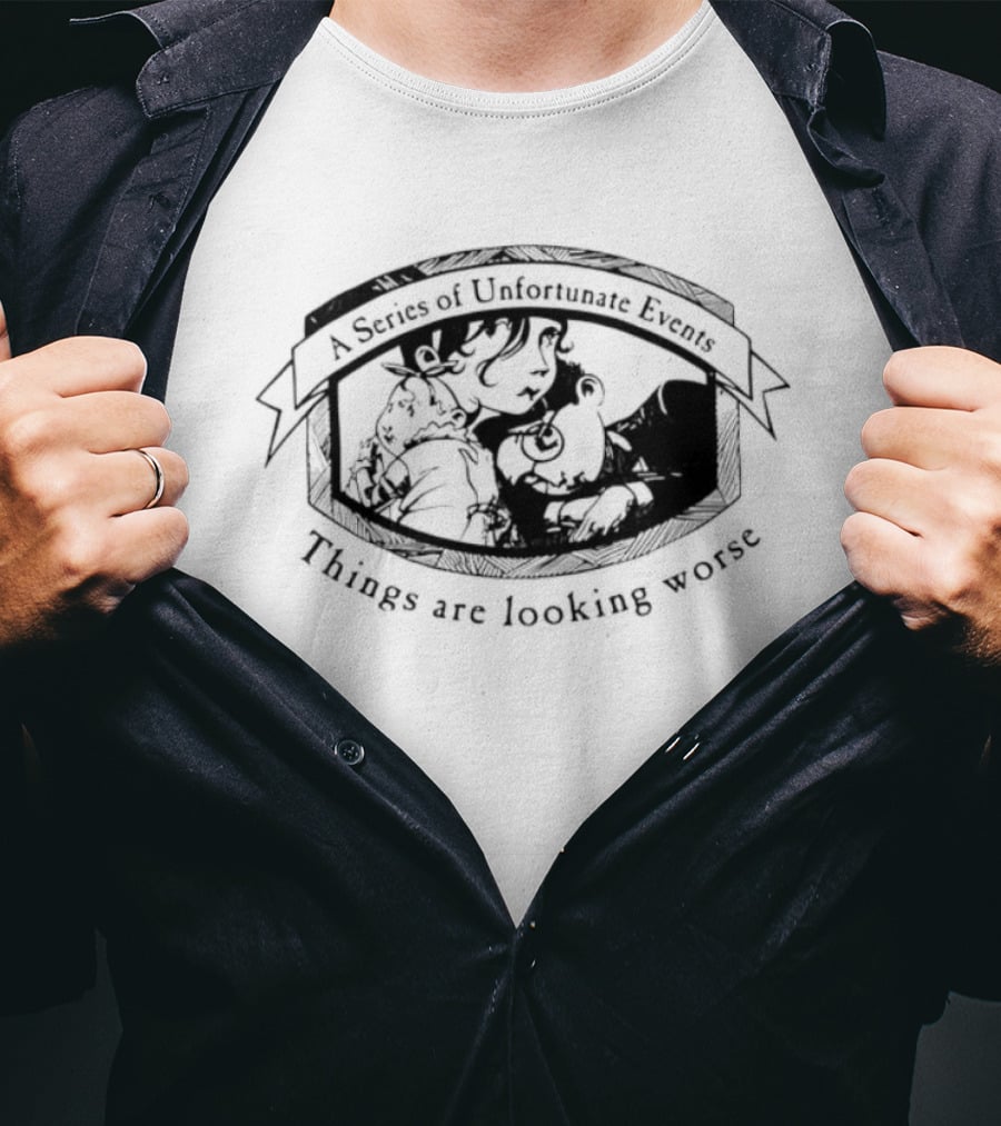 A Series Of Unfortunate Events Brett Helquist Things Are Looking Worse T-Shirt