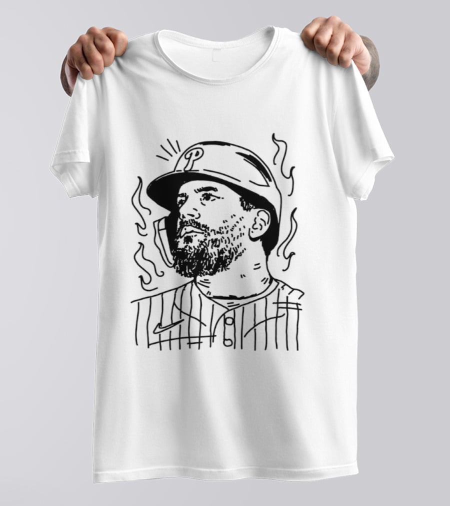 Kyle Phillies Sketch Ring The Bell T-Shirt