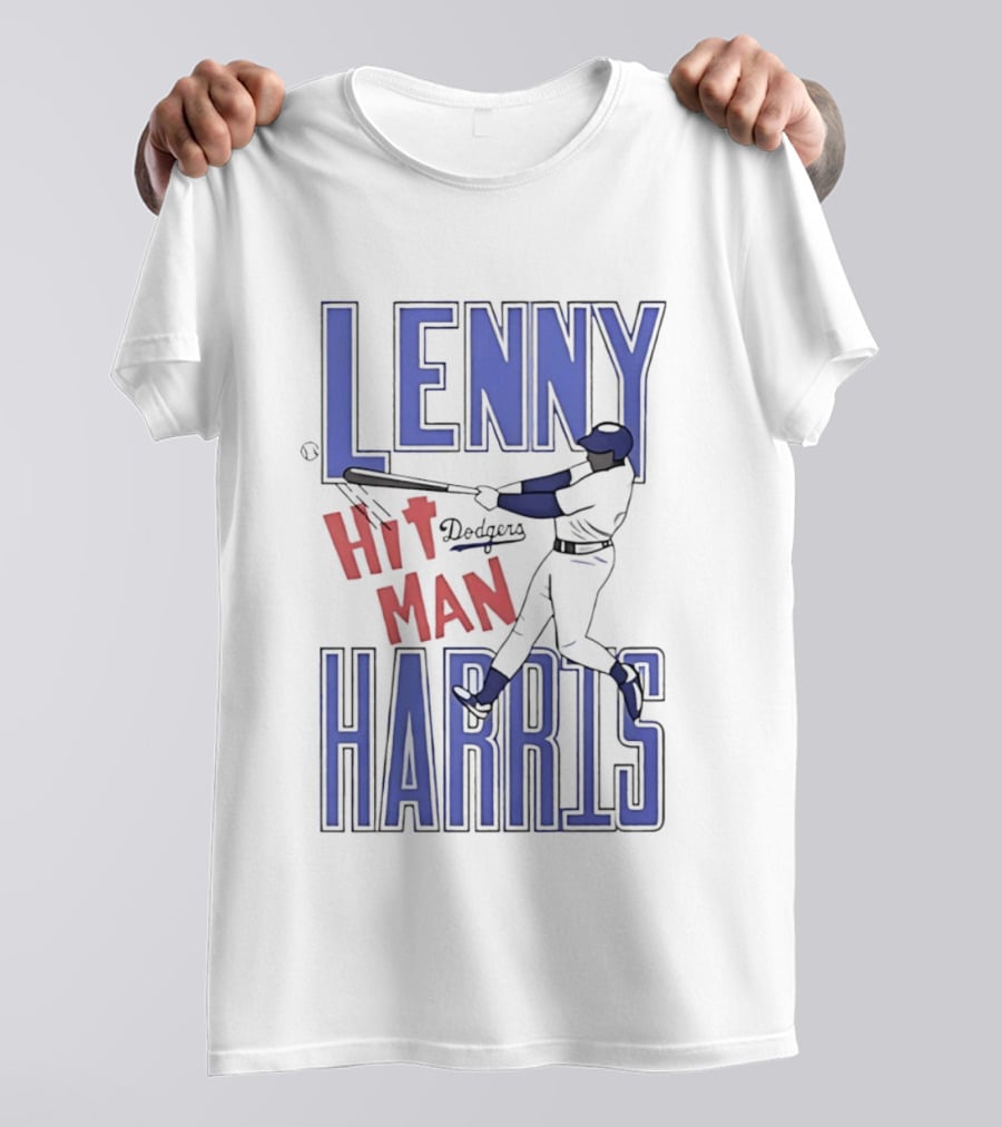 Lenny Harris Dodgers Hit Man Darryl Strawberry T-Shirt