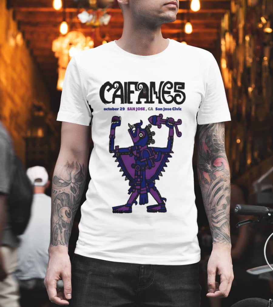 Caifanes October 29 2026 San Jose CA Concert T-Shirt