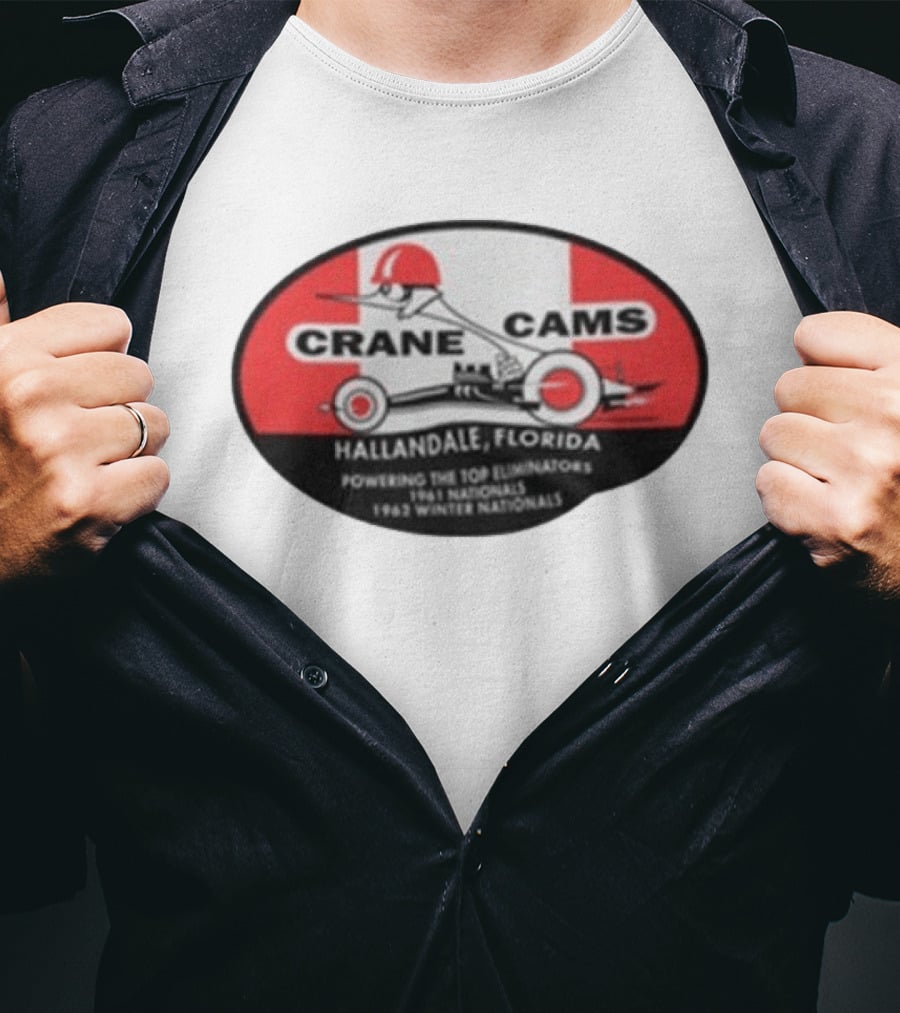 Crane Cams Hallandale Florida 1962 Winter Nationals Eliminator Racing T-Shirt