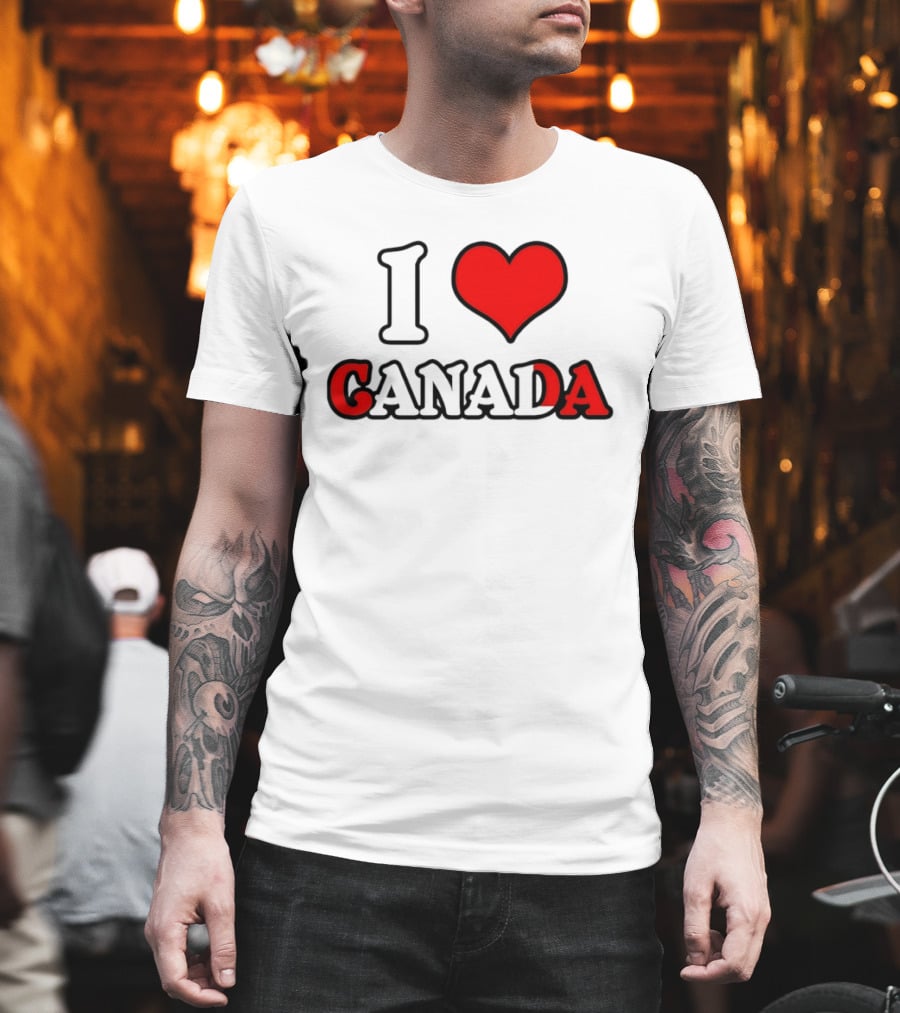 I Heart Canada Love T-Shirt