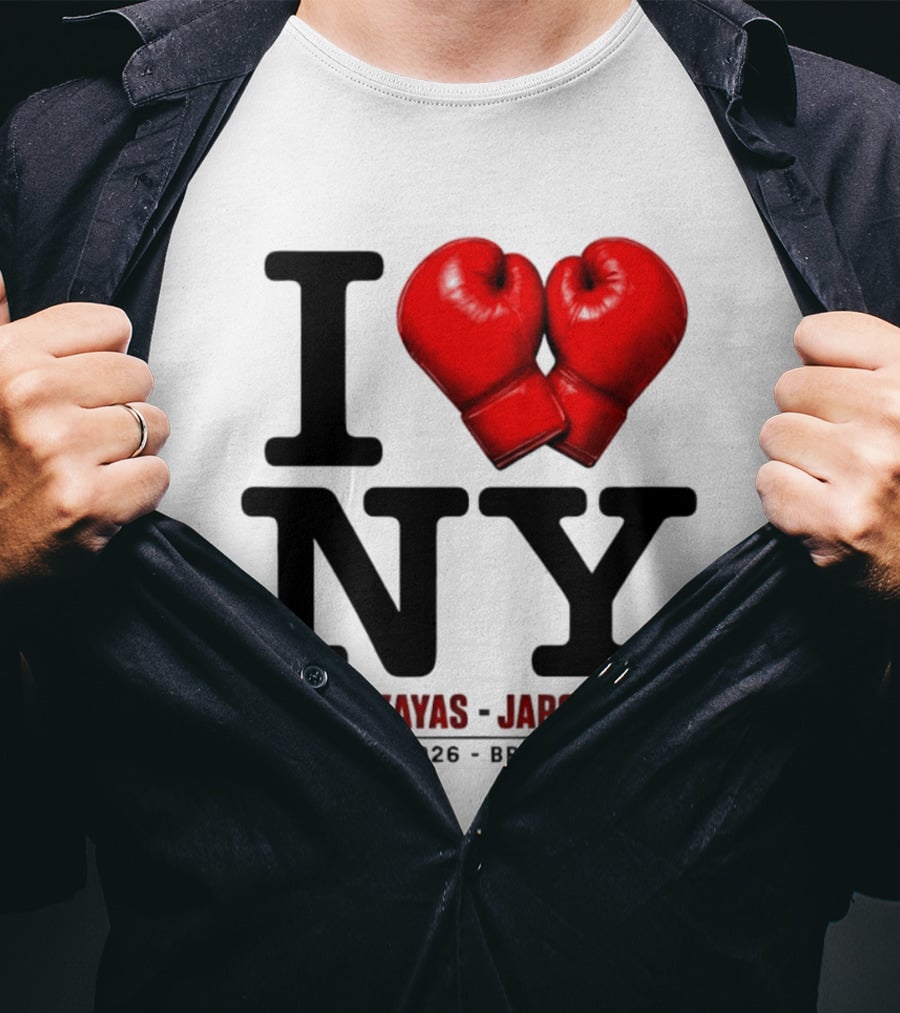 I Love NY Boxing Xander Zayas Jaron Ennis June 27 2026 Brooklyn NY T-Shirt