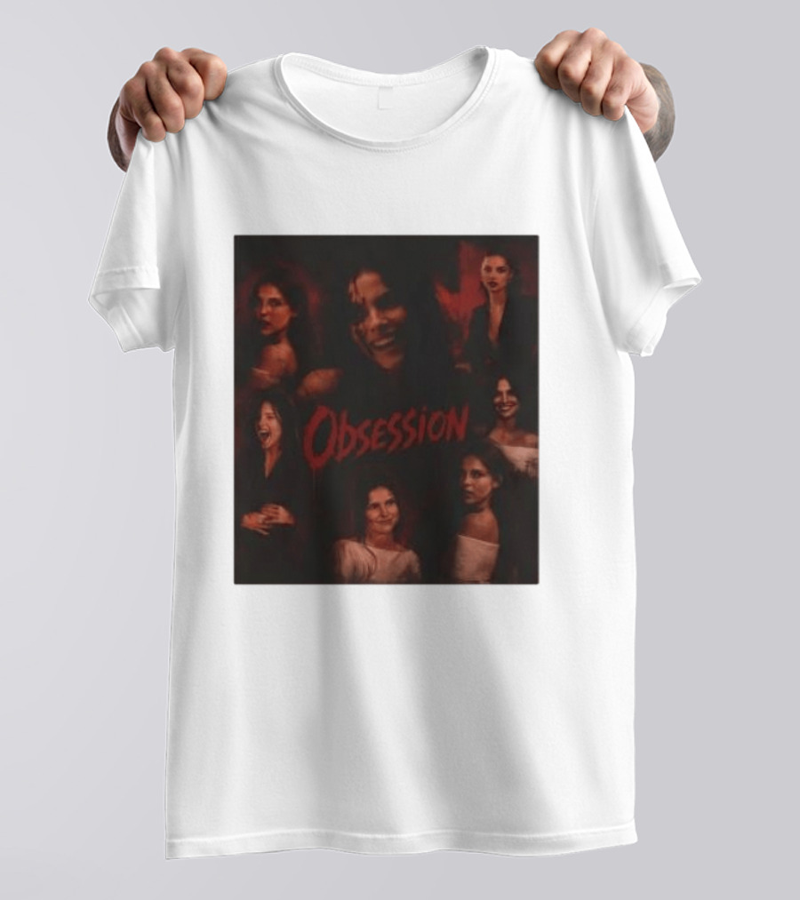 Obsession Nikki Multiple Expressions Dark Red Portraits T-Shirt