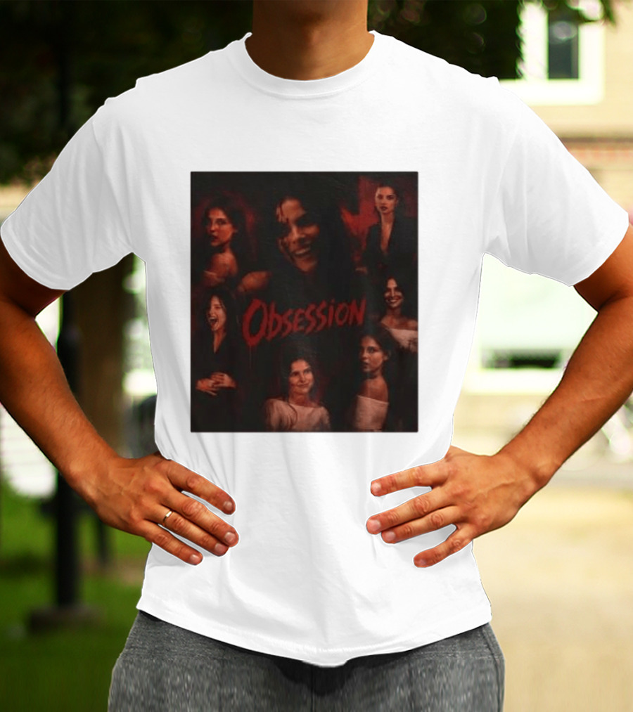 Obsession Nikki Multiple Expressions Dark Red Portraits T-Shirt