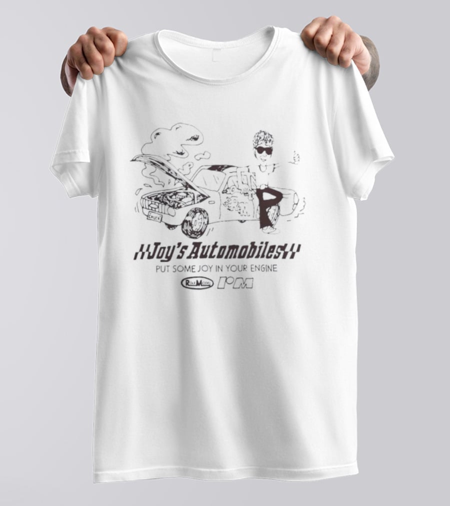 Joy's Automobiles Role Model Put Some Joy In Your Engine PDX T-Shirt