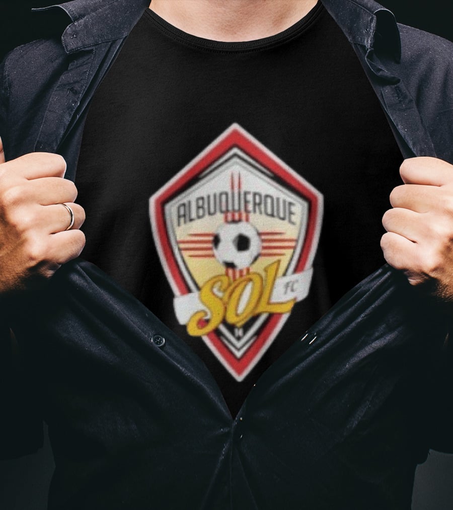 Albuquerque Sol FC Soccer Emblem 2026 Football T-Shirt