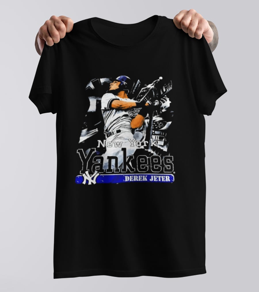 Yankees Derek Jeter Career Highlights New York Baseball Legend T-Shirt