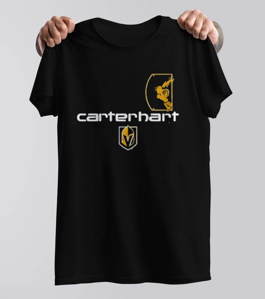 Carter Hart Vegas Golden Knights Goalie Helmet T-Shirt