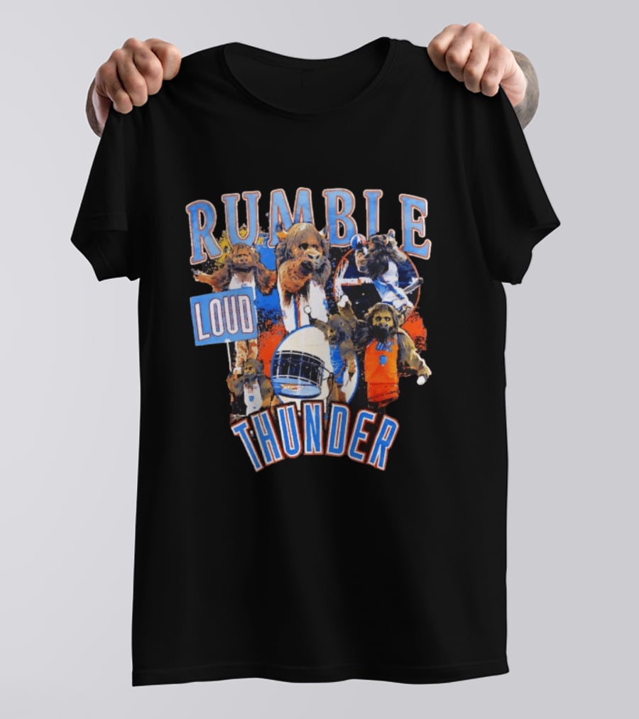 Rumble Loud Thunder Oklahoma City Crossroads T-Shirt