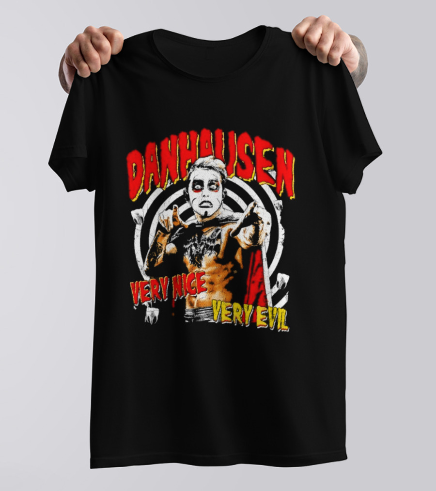 Danhausen Very Nice Very Evil Professional Wrestling T-Shirt