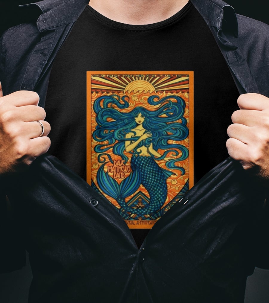 Dave Matthews Band May 29 2026 ITHINK Financial Amphitheatre West Palm Beach FL Mermaid T-Shirt