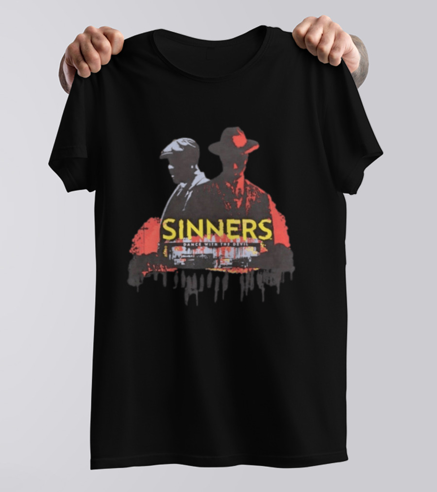 Sinners Dance With The Devil Film Noir Crime Drama T-Shirt