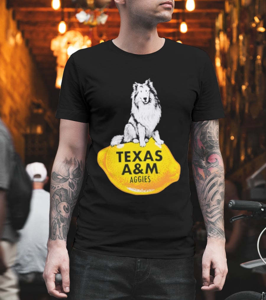 Texas A And M Aggies Husky Lemon T-Shirt