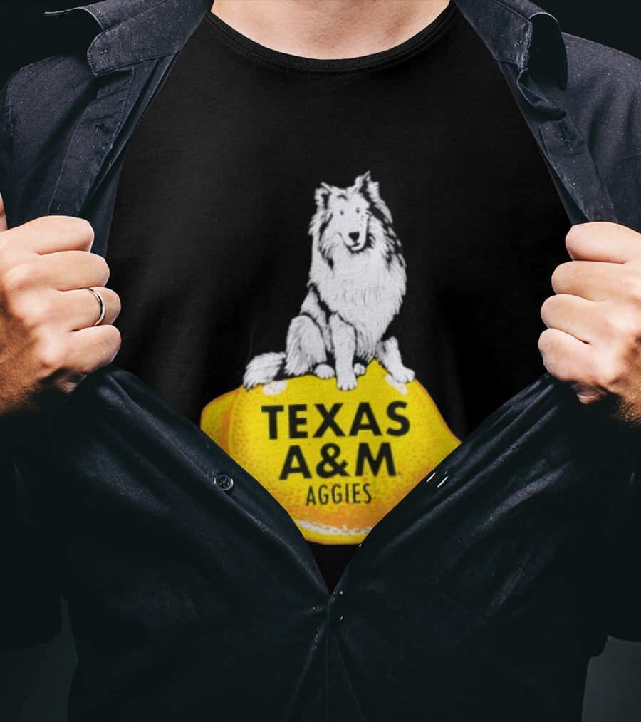 Texas A And M Aggies Husky Lemon T-Shirt