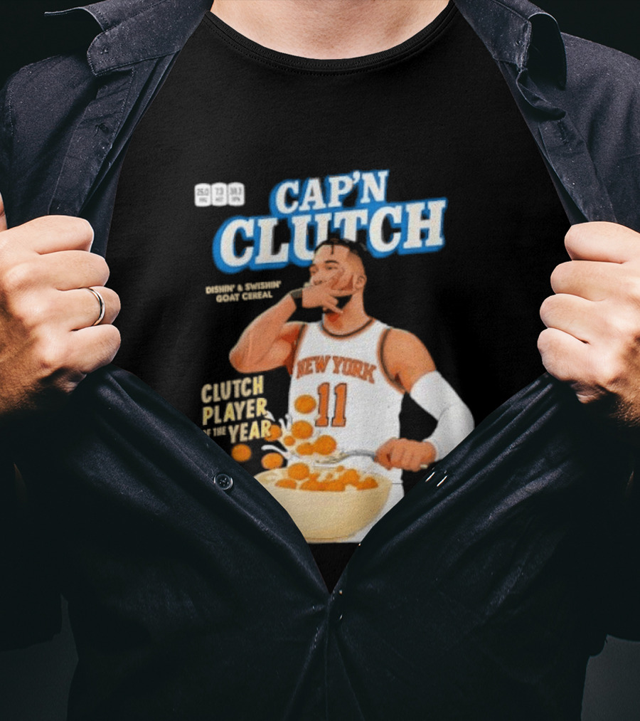 Cap'n Clutch New York Eleven Clutch Player Of The Year T-Shirt