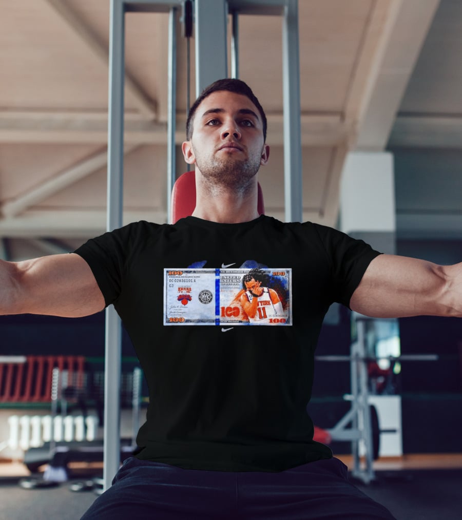 Jalen Brunson New York Knicks United Kinicks NBA Money Note T-Shirt