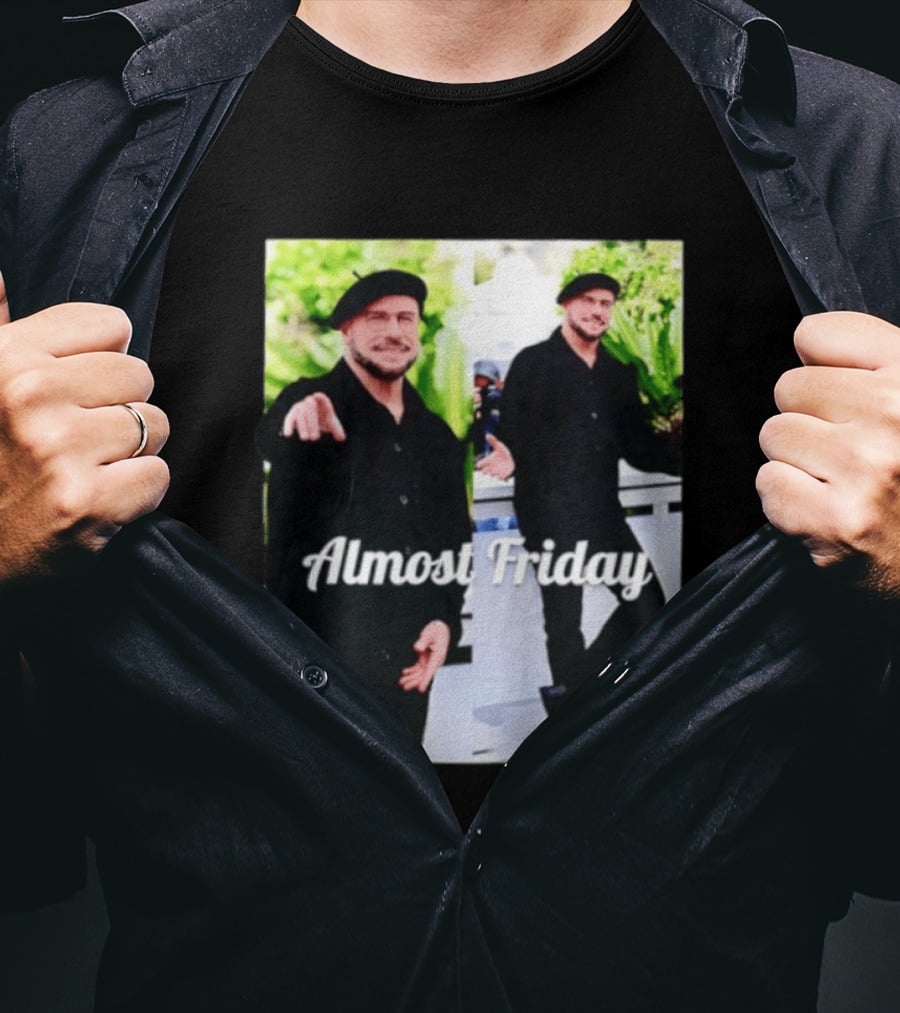 John Travolta Almost Friday Cannes Film Festival 2026 Saturday Night T-Shirt