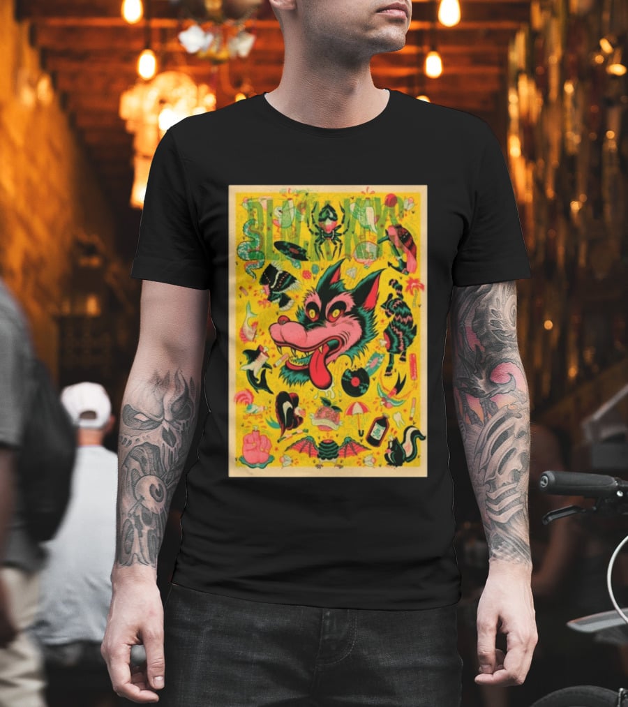 The Black Keys Carnation WA May 29 30 2026 Wolf Spider Vinyl Record T-Shirt
