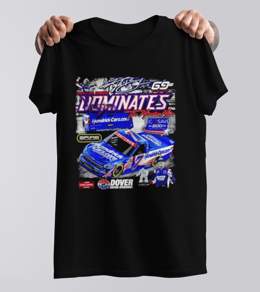 Hendrick Cars 17 ECOSave 200 Dover 2026 Dominates Victory Celebration T-Shirt