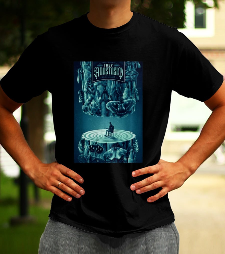 Trey Anastasio Acoustic Evening May 29 30 2022 Missoula MT Tour With Moths And Guitarist T-Shirt