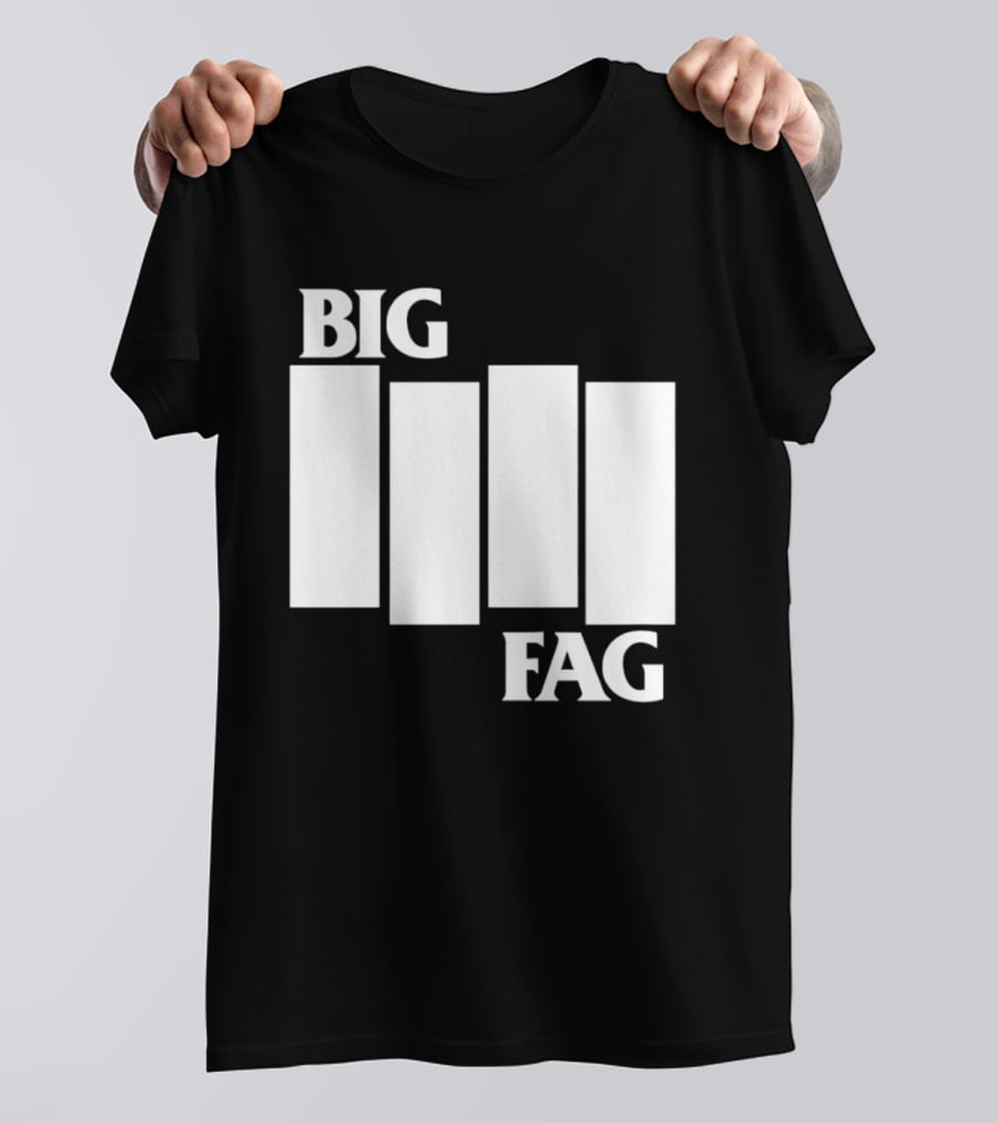 Big Fag Black Flag Bars 2026 T-Shirt