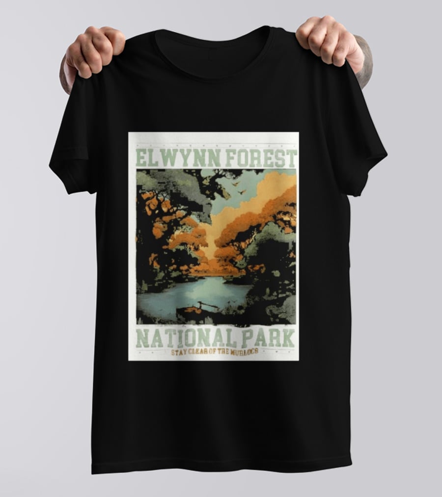 Elwynn Forest National Park Stay Clear Of The Murlocs T-Shirt