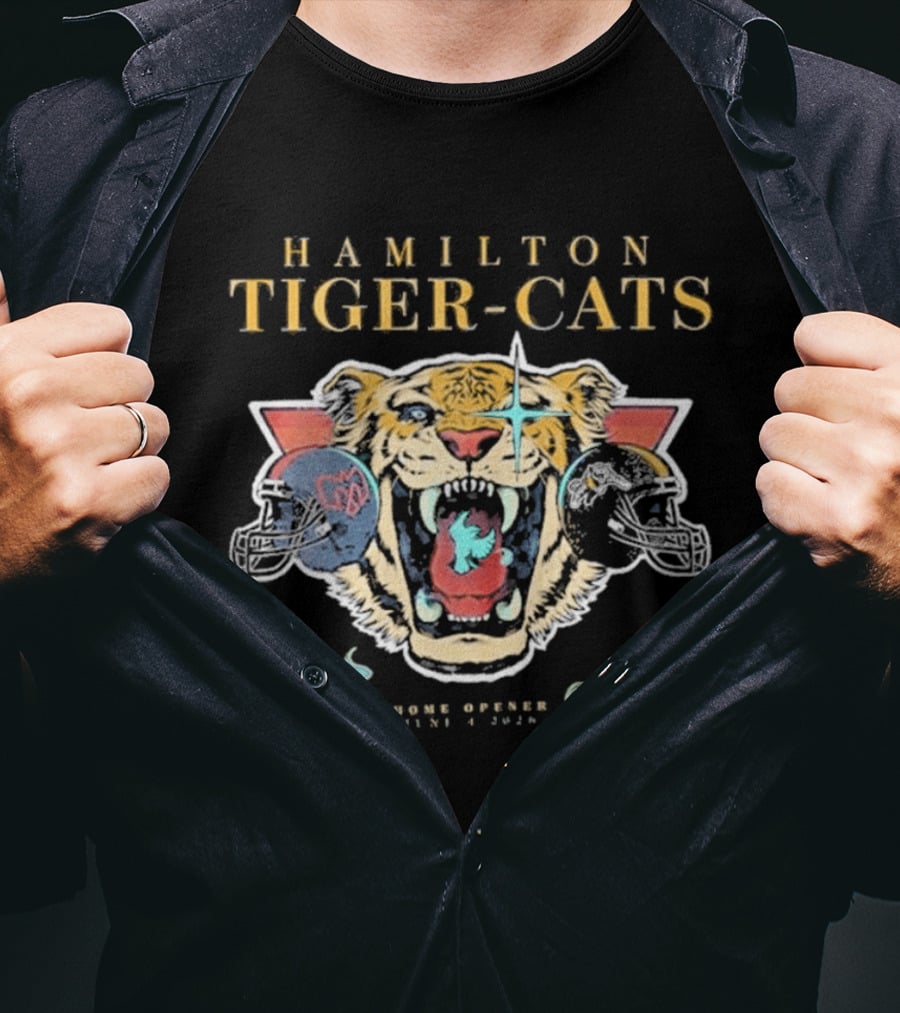Hamilton Tiger Cats Home Opener 2026 Tiger T-Shirt